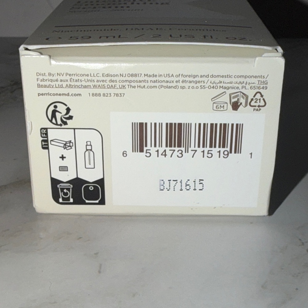 Perricone MD High Potency Intensive Smoothing Serum F/S 2 Oz. NEW IN BOX! - Picture 10 of 11